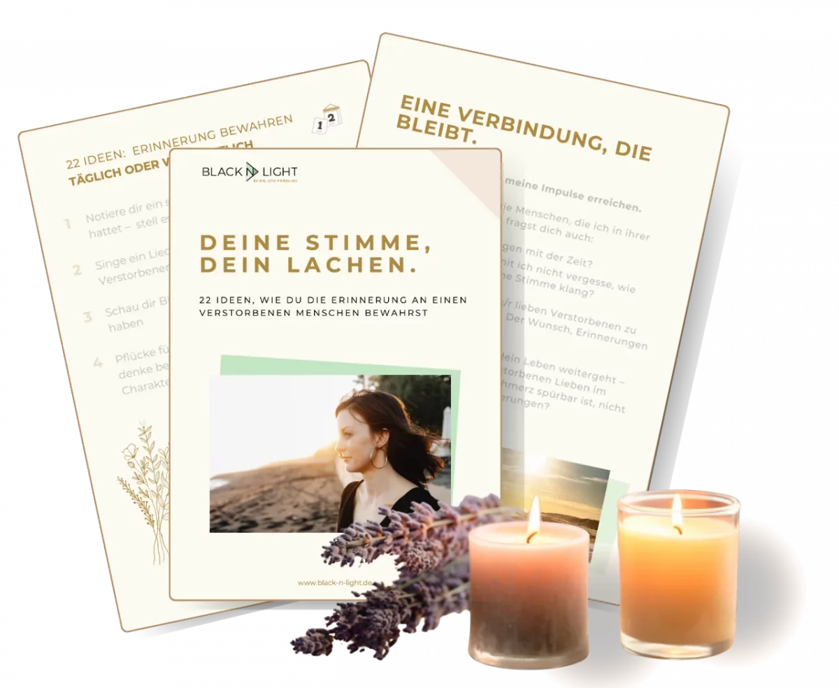 22 Tipps zum Erinnern an verstorbene Menschen. Krise. Beistand. Trauerarbeit