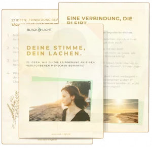 22 Ideen zur Trauerarbeit 3 22 Tipps zum Erinnern an verstorbene Menschen. Krise. Beistand